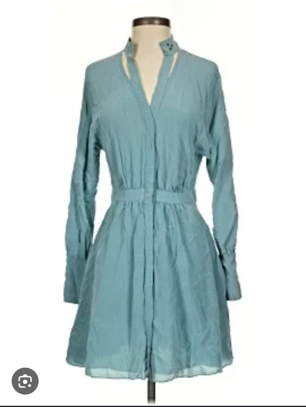 Leifsdottir Light Blue Long-Sleeve Casual Dress Size 0 NWT